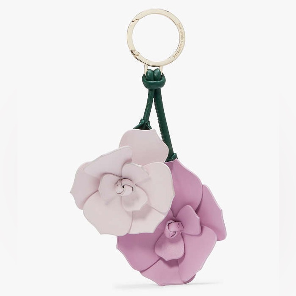 Kate Spade Pink Floral Key Holder/Bag Charm NWT